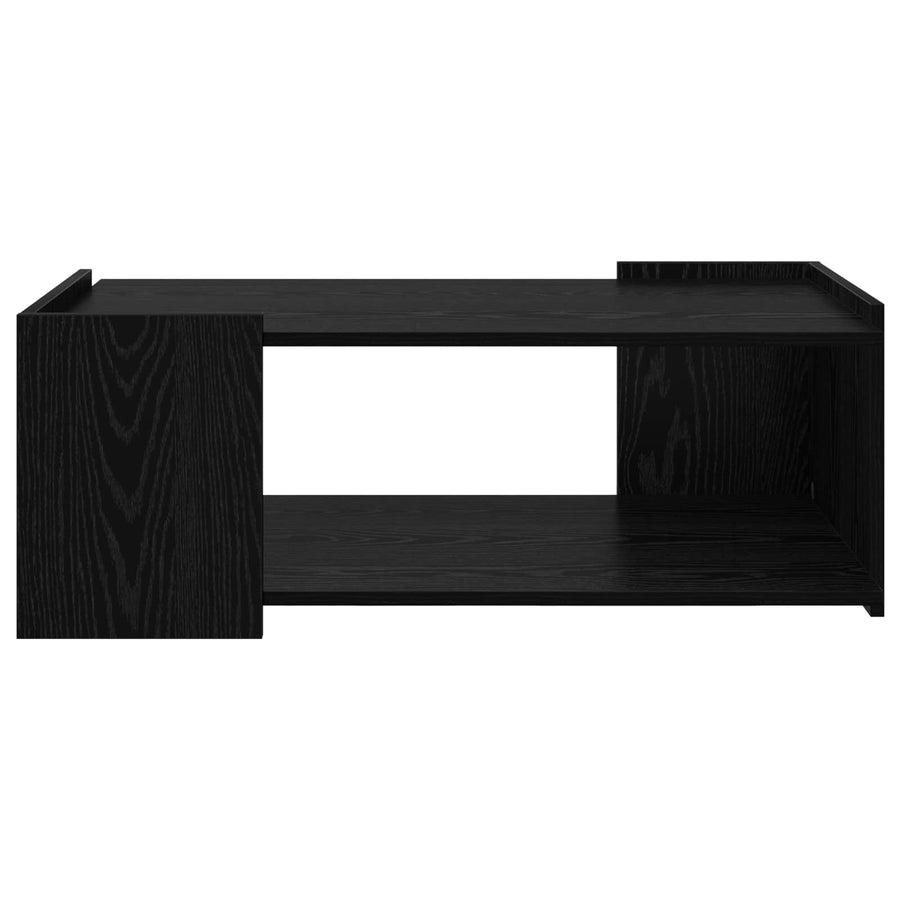 Salontafel Zwart eiken 90 x 50 x 33 cm Bewerkt hout