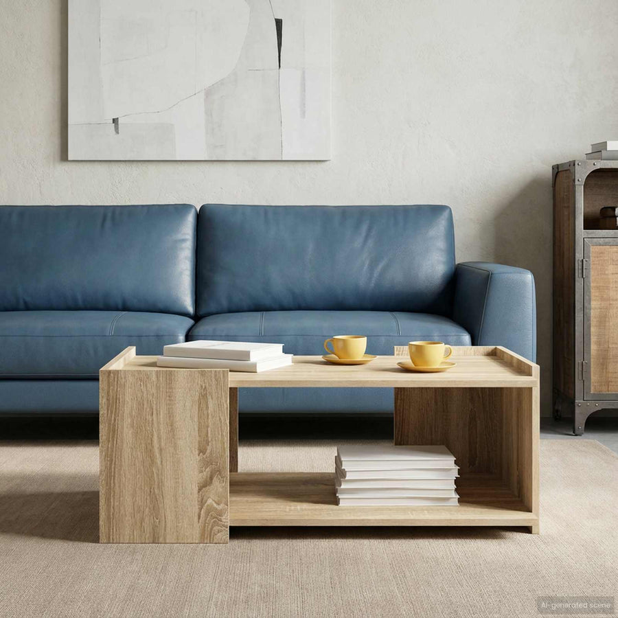 Salontafel Sonoma Eiken 90 x 50 x 33 cm Bewerkt hout