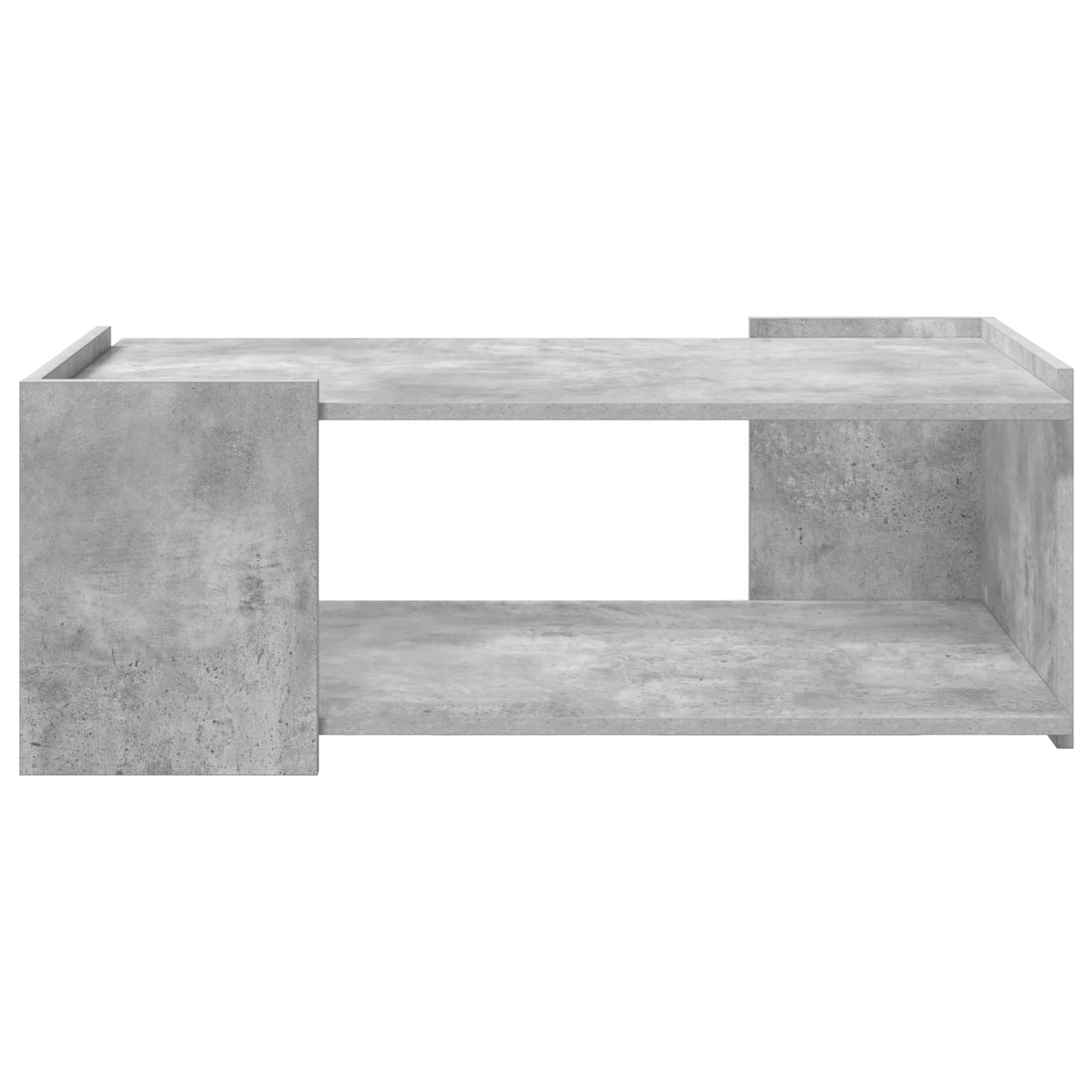 Salontafel Betongrijs 90 x 50 x 33 cm Bewerkt hout