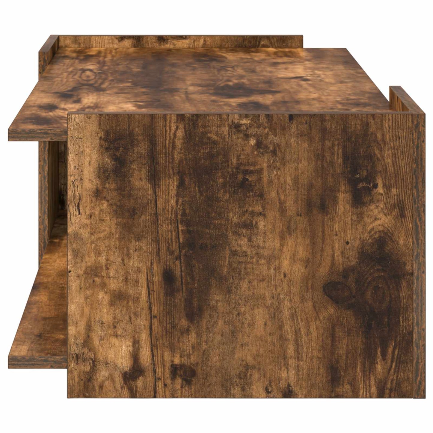 Salontafel Gerookt eiken 90 x 50 x 33 cm Bewerkt hout