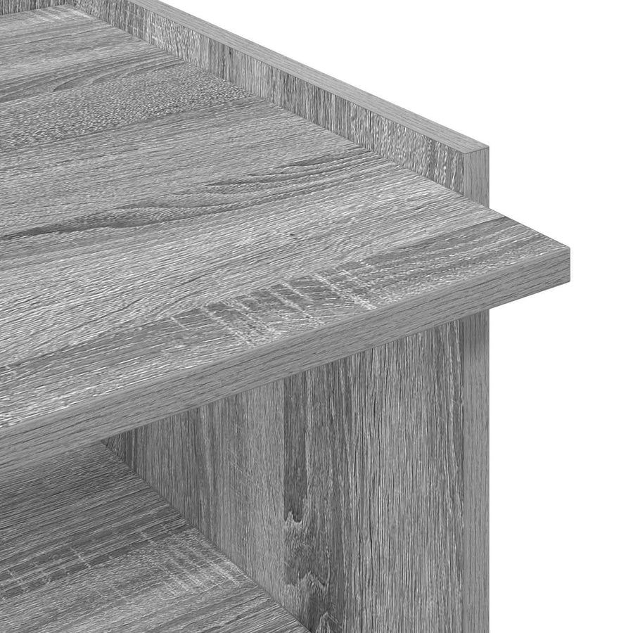 Salontafel Grijs sonoma 90 x 50 x 33 cm Bewerkt hout