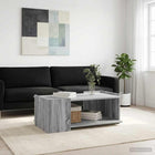 Salontafel 90x50x33 cm grijs sonoma bewerkt hout