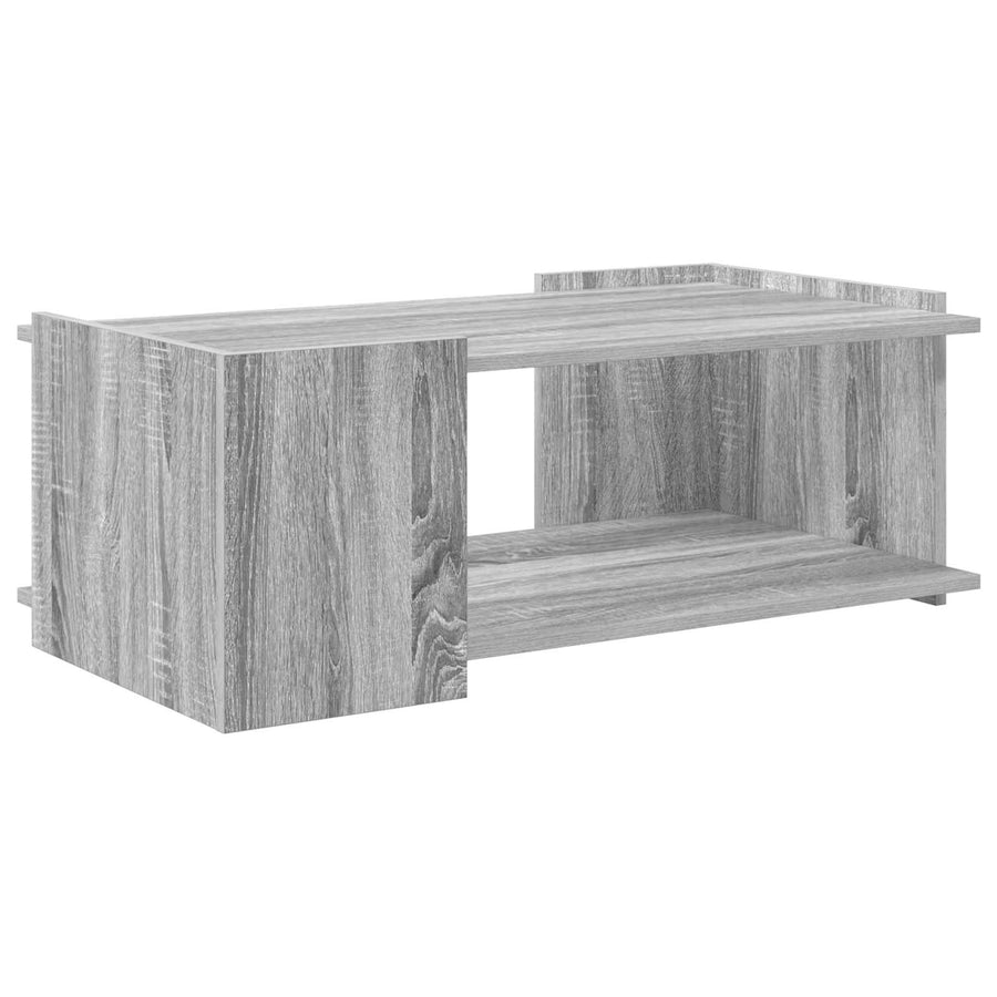 Salontafel Grijs sonoma 90 x 50 x 33 cm Bewerkt hout