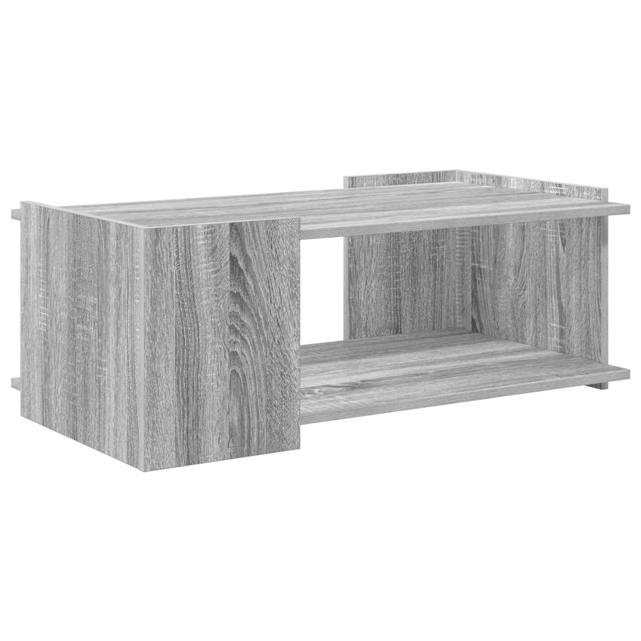 Salontafel Grijs sonoma 90 x 50 x 33 cm Bewerkt hout