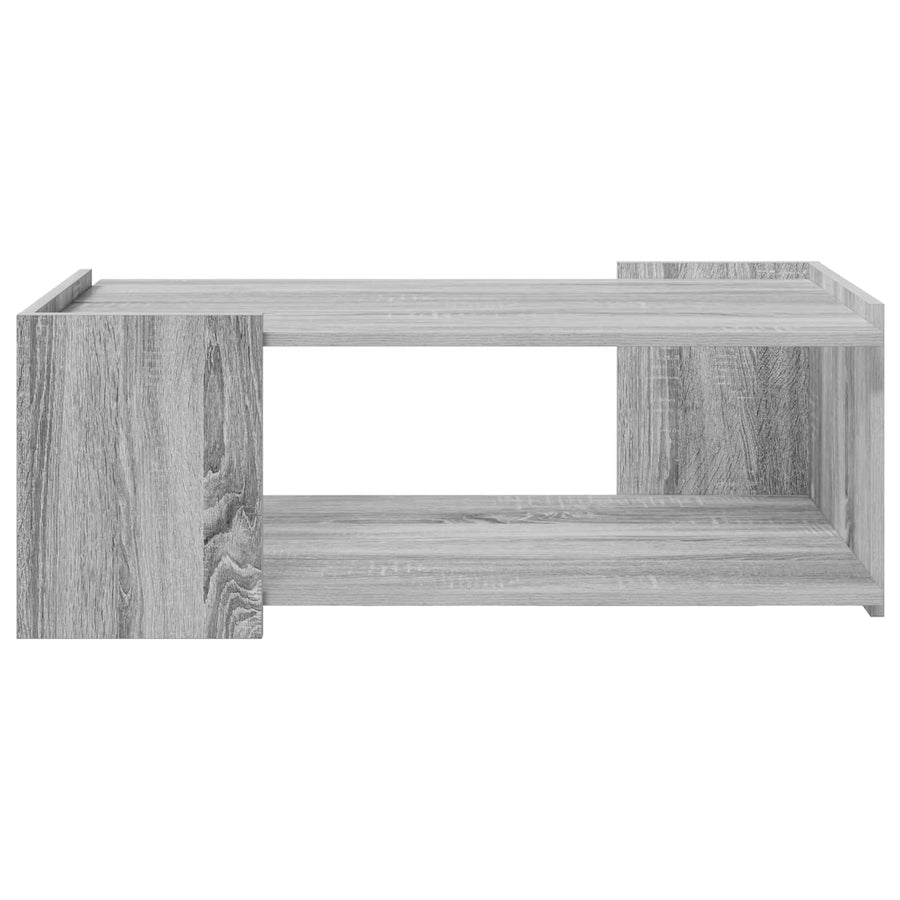 Salontafel Grijs sonoma 90 x 50 x 33 cm Bewerkt hout