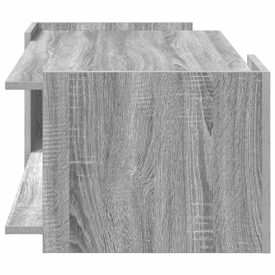 Salontafel Grijs sonoma 90 x 50 x 33 cm Bewerkt hout
