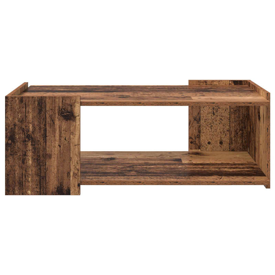 Salontafel Oud hout 90 x 50 x 33 cm Bewerkt hout