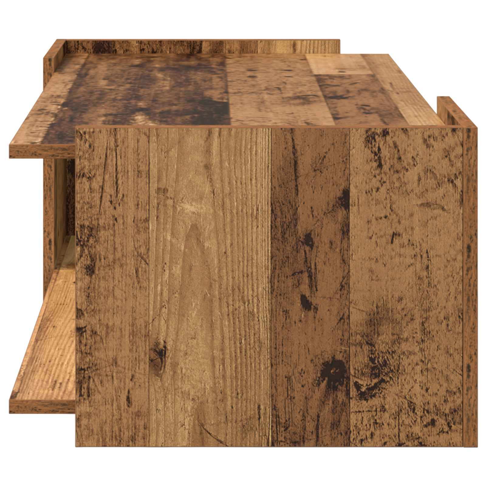 Salontafel Oud hout 90 x 50 x 33 cm Bewerkt hout