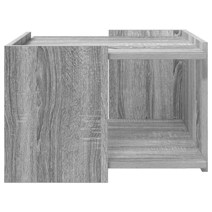 Salontafel Grijs sonoma 50,5 x 50 x 33 cm Bewerkt hout
