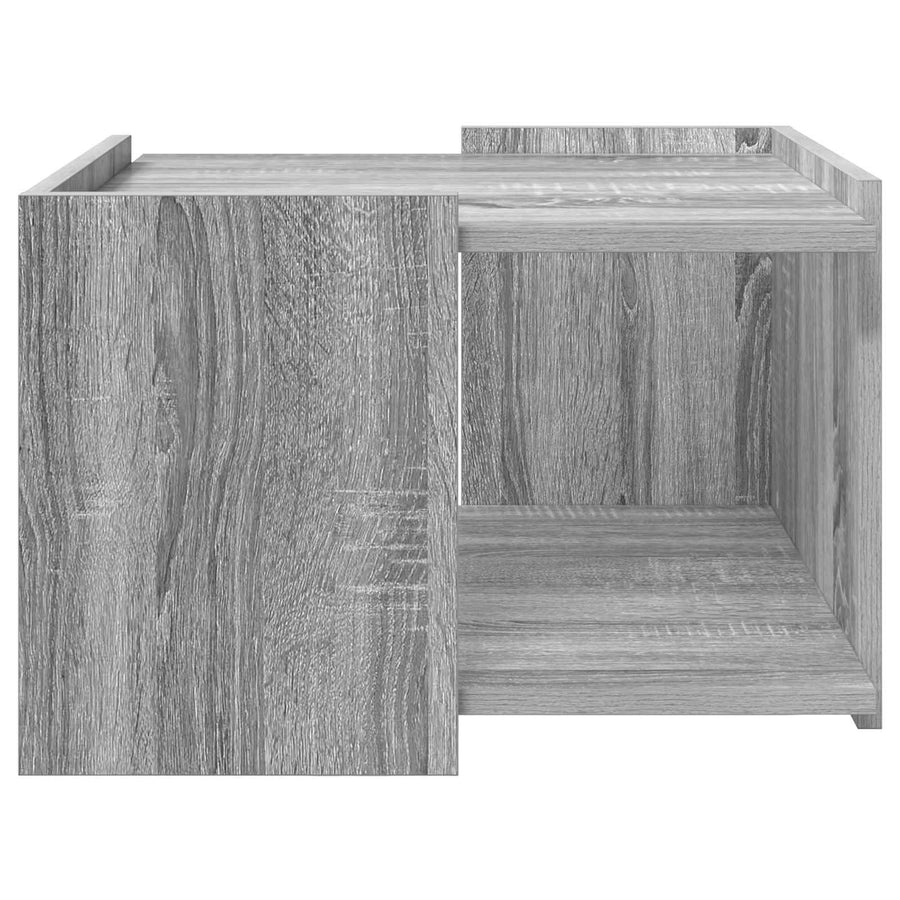 Salontafel Grijs sonoma 50,5 x 50 x 33 cm Bewerkt hout
