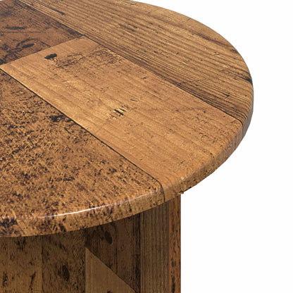 Bijzettafelset 2 pcs Oud hout Geconstrueerd hout