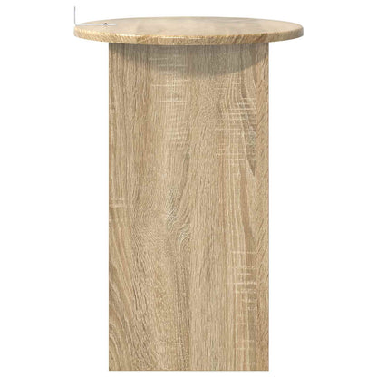 Bijzettafel Sonoma Eiken Ø 39,5 x 55 cm Bewerkt hout