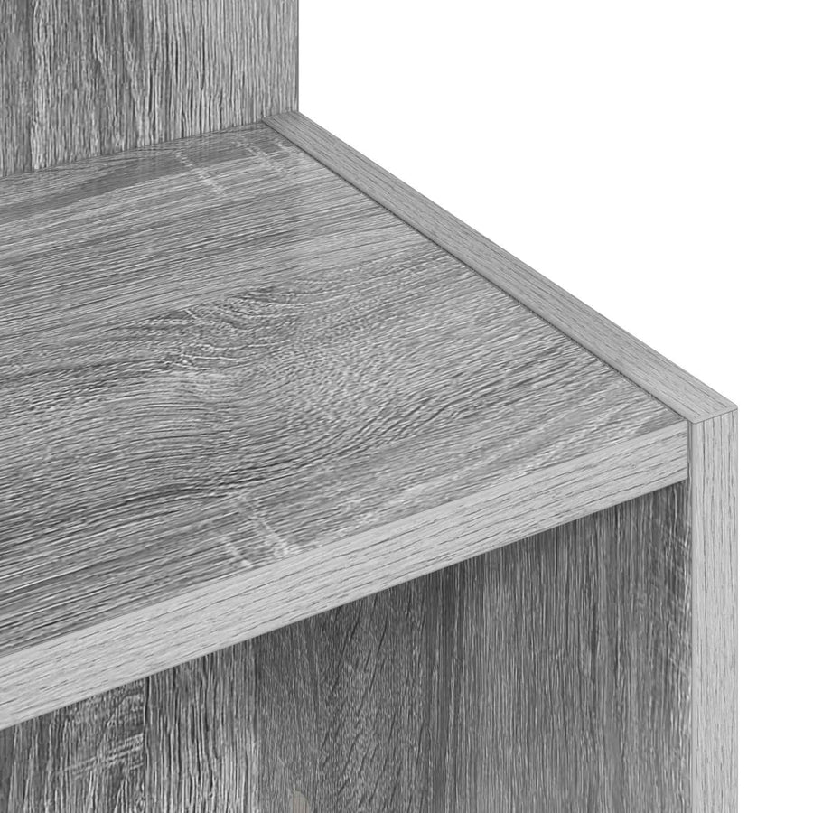 Bijzettafel Grijs sonoma Ø 39,5 x 55 cm Bewerkt hout