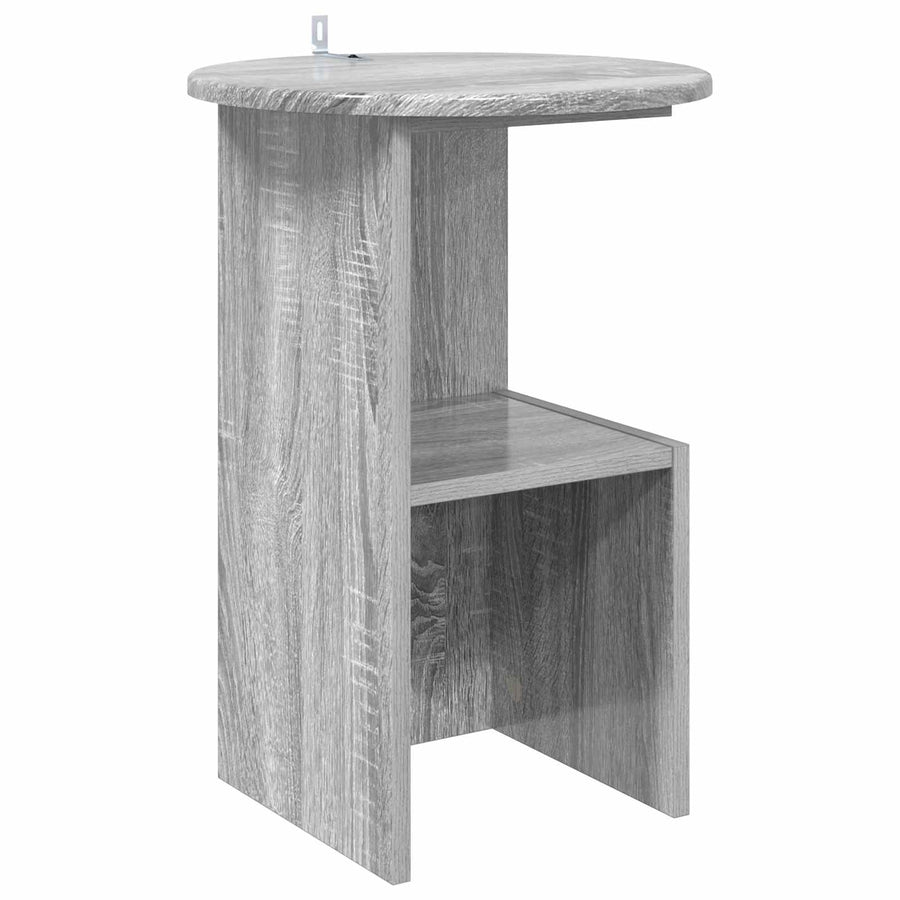 Bijzettafel Grijs sonoma Ø 39,5 x 55 cm Bewerkt hout