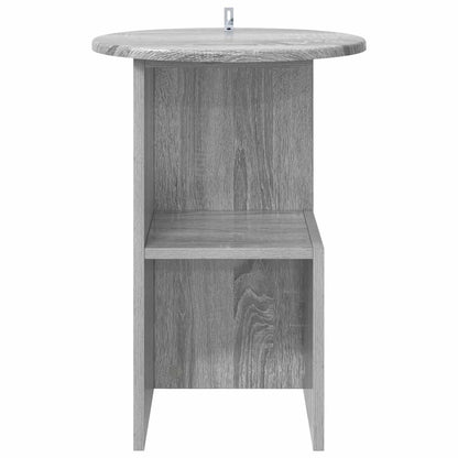 Bijzettafel Grijs sonoma Ø 39,5 x 55 cm Bewerkt hout