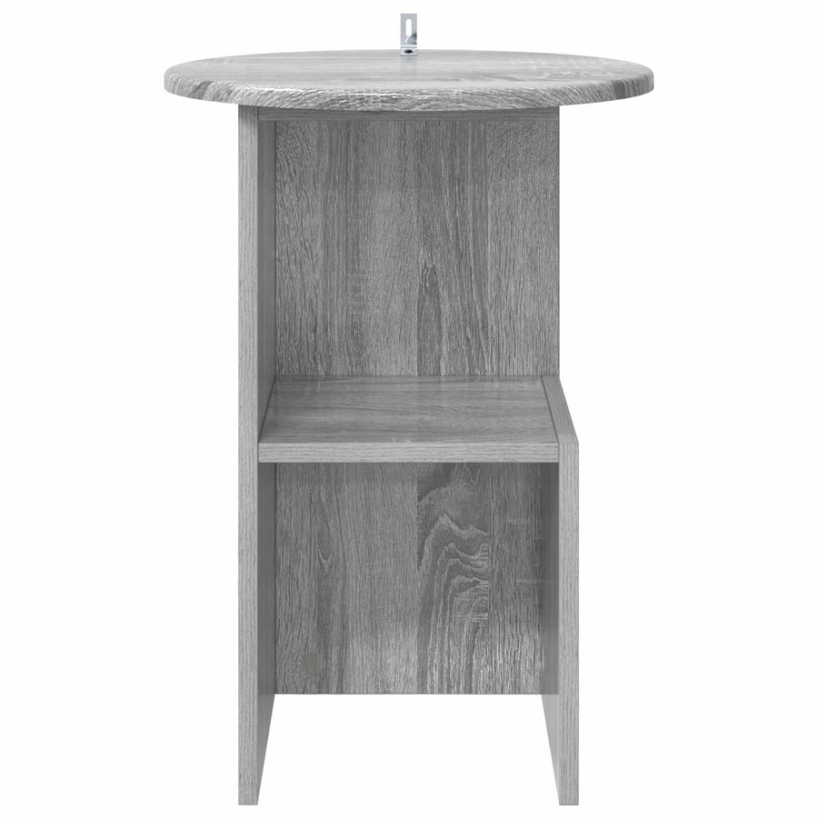 Bijzettafel Grijs sonoma Ø 39,5 x 55 cm Bewerkt hout