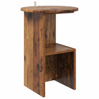 Side Table Old wood Ø 39.5 x 55 cm Treated wood