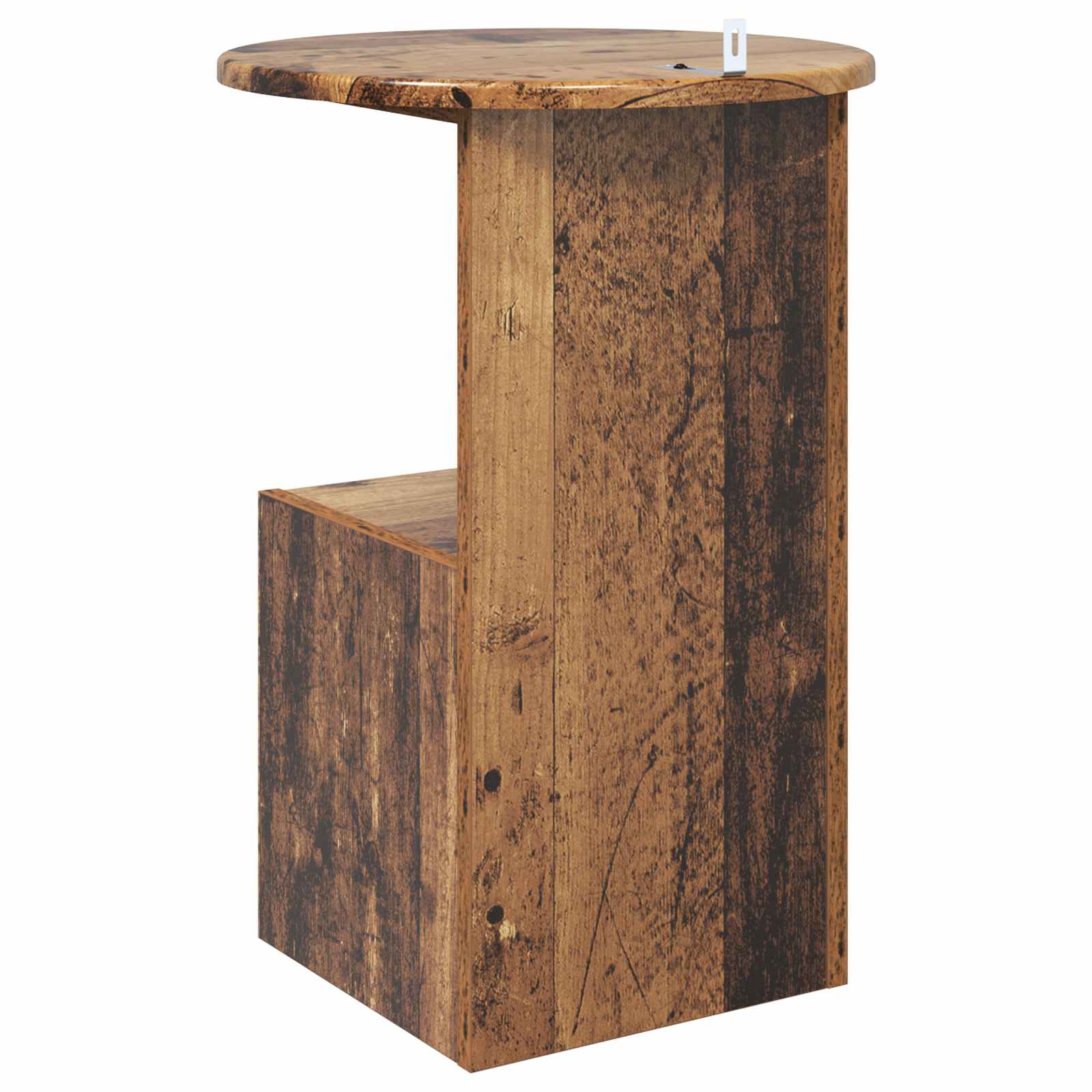 Bijzettafel Oud hout Ø 39,5 x 55 cm Bewerkt hout