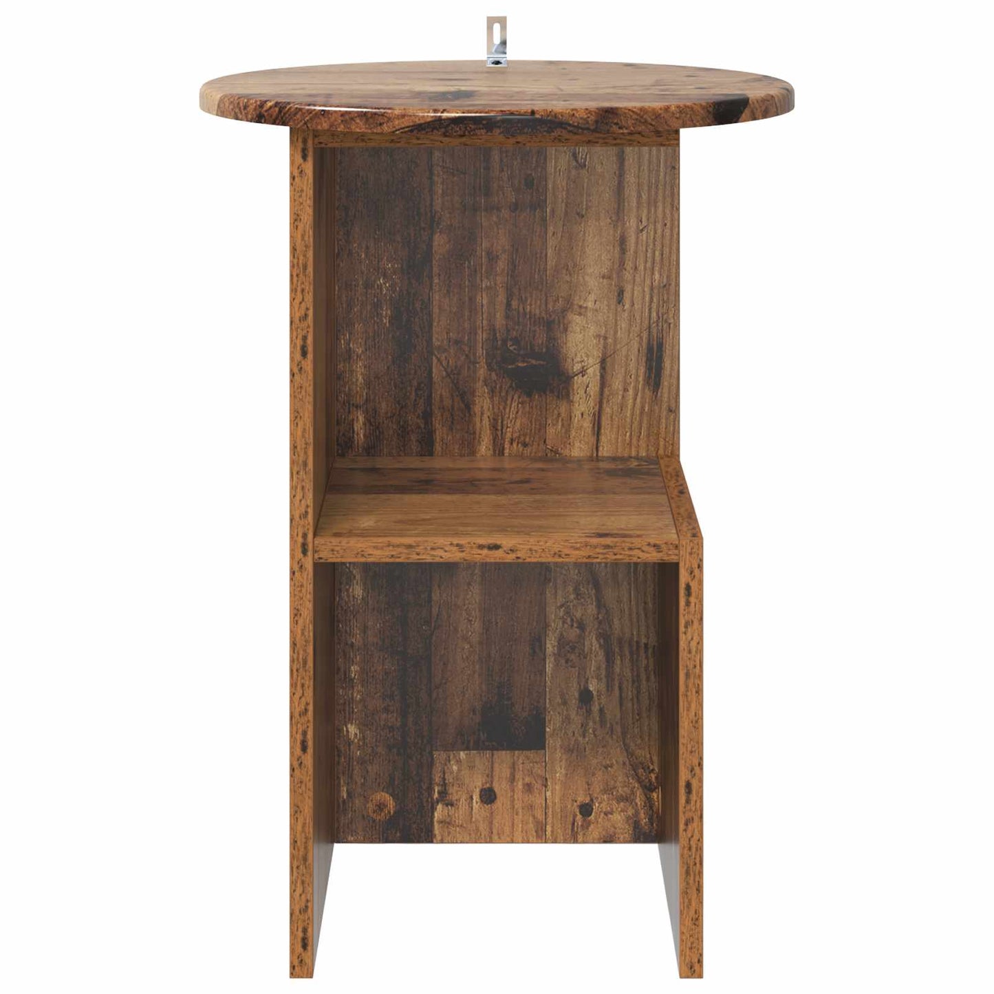 Bijzettafel Oud hout Ø 39,5 x 55 cm Bewerkt hout