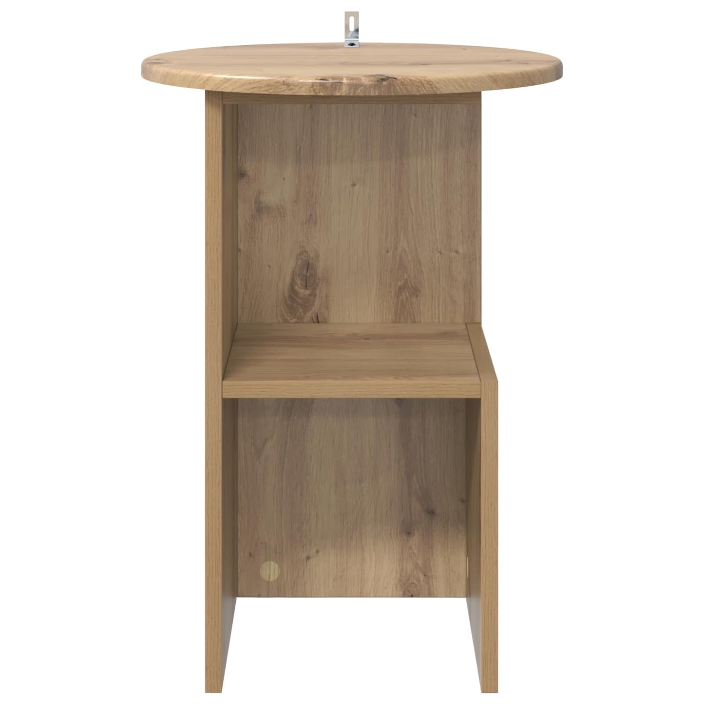 Bijzettafel Artisanaal eiken Ø 39,5 x 55 cm Bewerkt hout