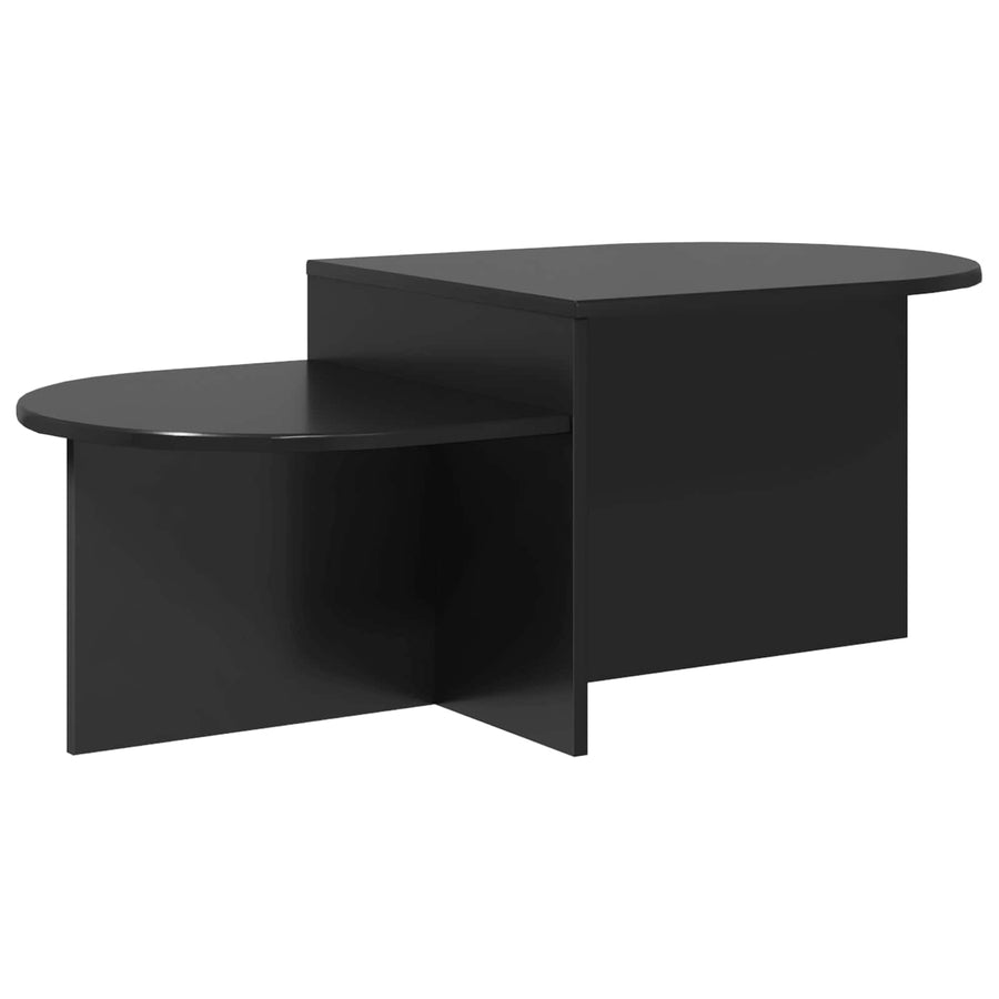 Salontafel Zwart eiken 100 x 50 x 40 cm Bewerkt hout