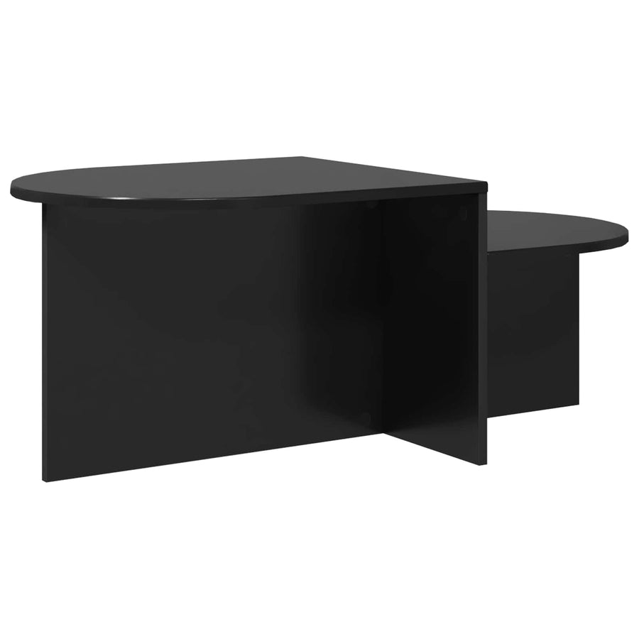 Salontafel Zwart eiken 100 x 50 x 40 cm Bewerkt hout