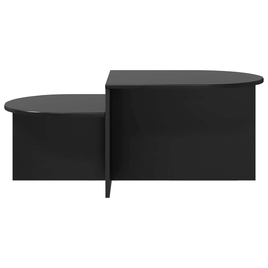 Salontafel Zwart eiken 100 x 50 x 40 cm Bewerkt hout