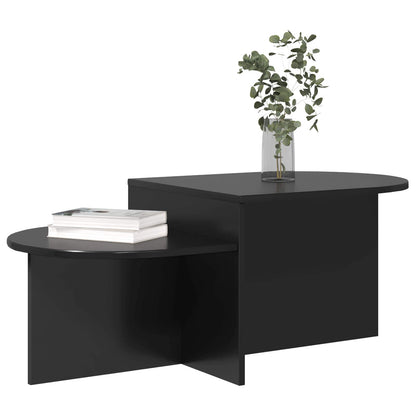 Salontafel Zwart eiken 100 x 50 x 40 cm Bewerkt hout