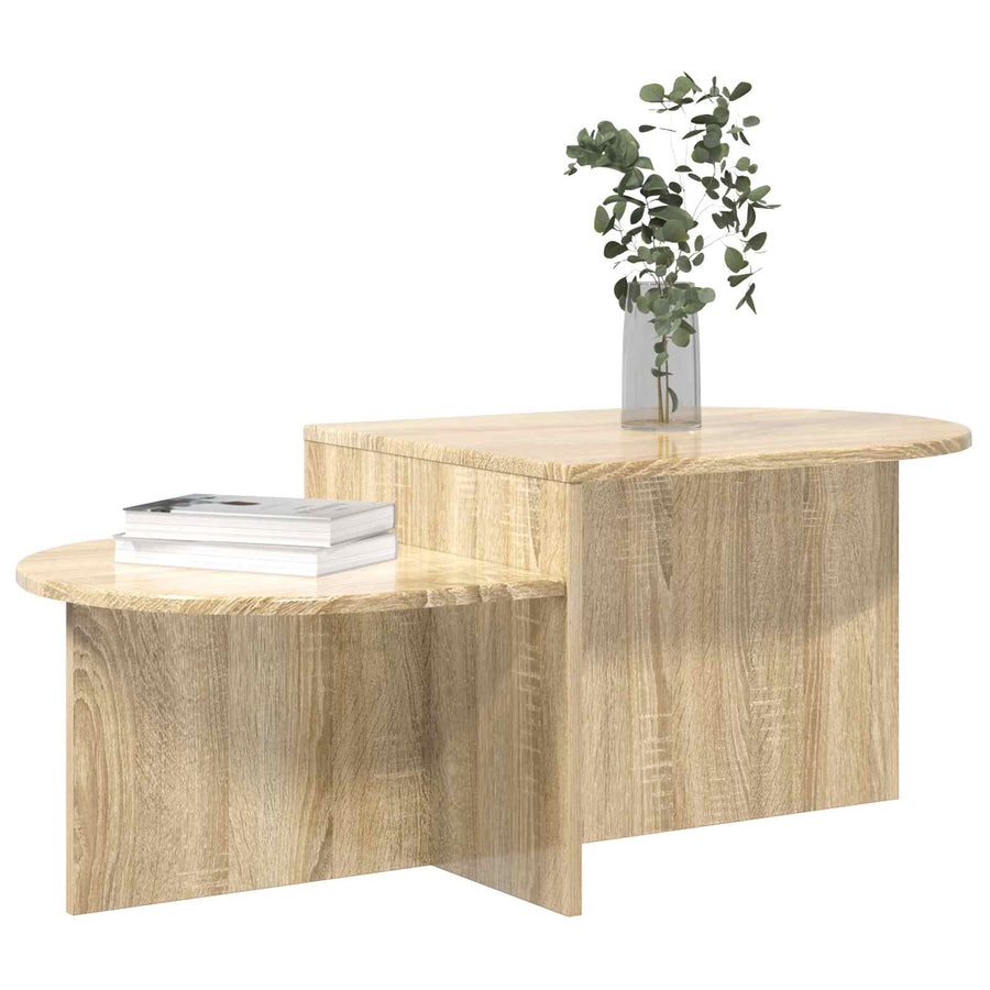 Salontafel Sonoma Eiken 100 x 50 x 40 cm Bewerkt hout