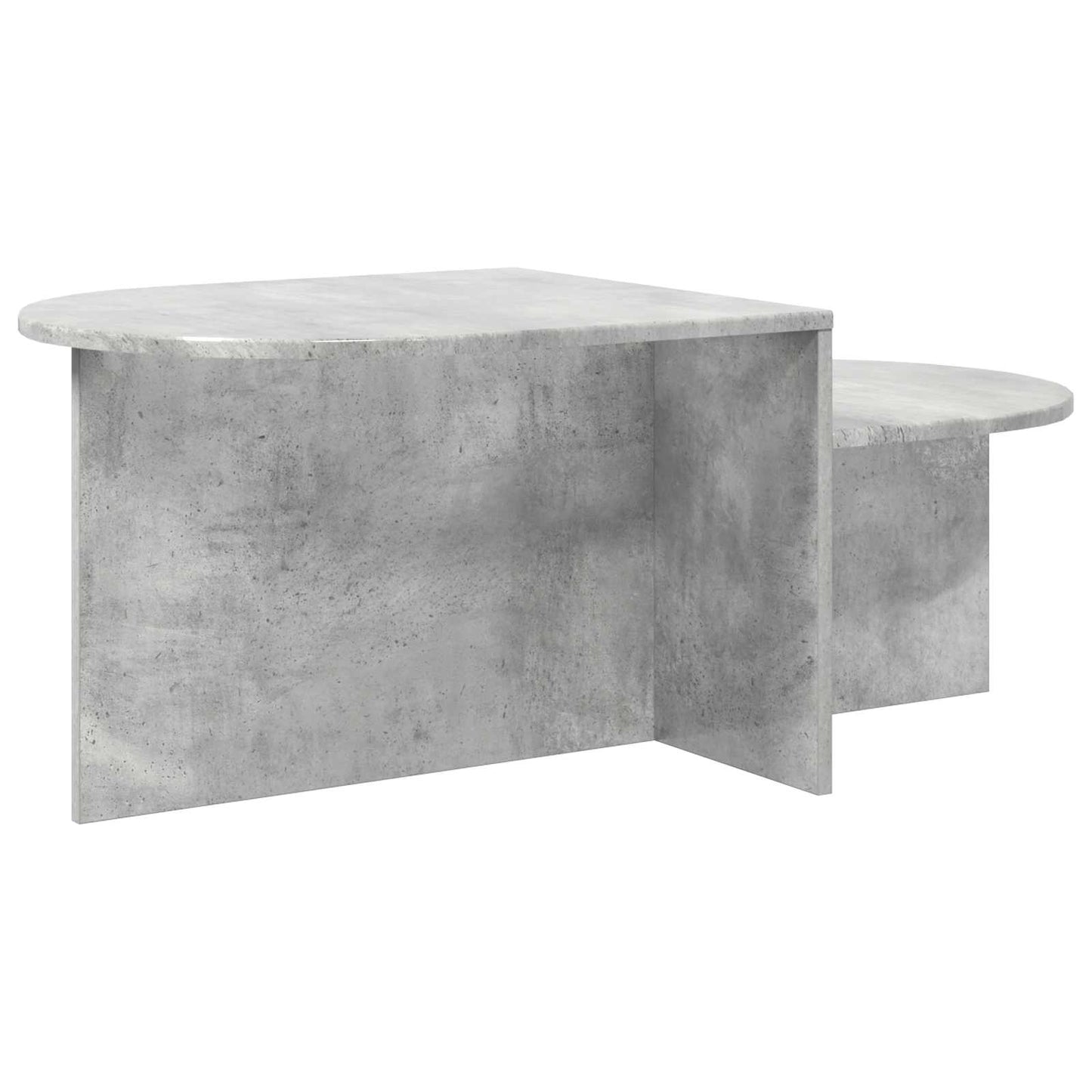 Salontafel Betongrijs 100 x 50 x 40 cm Bewerkt hout