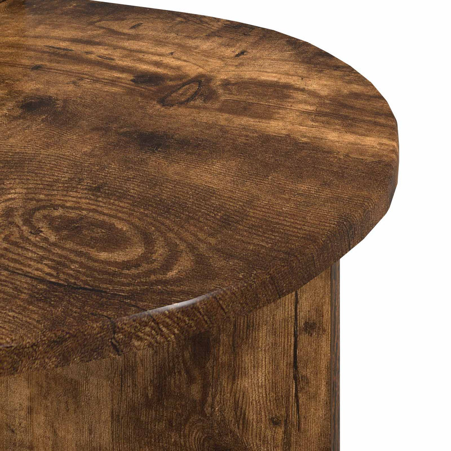 Salontafel Gerookt eiken 100 x 50 x 40 cm Bewerkt hout