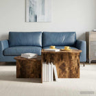 Coffee table Smoked oak 100 x 50 x 40 cm Engineered wood