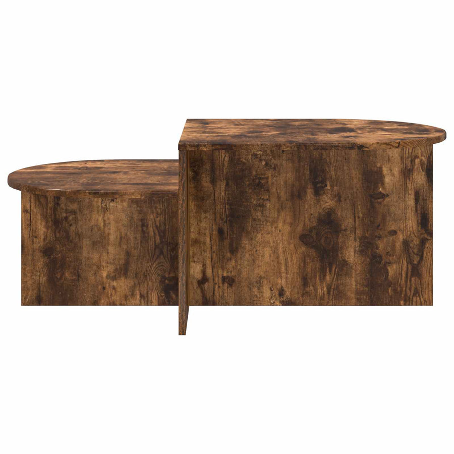 Salontafel Gerookt eiken 100 x 50 x 40 cm Bewerkt hout