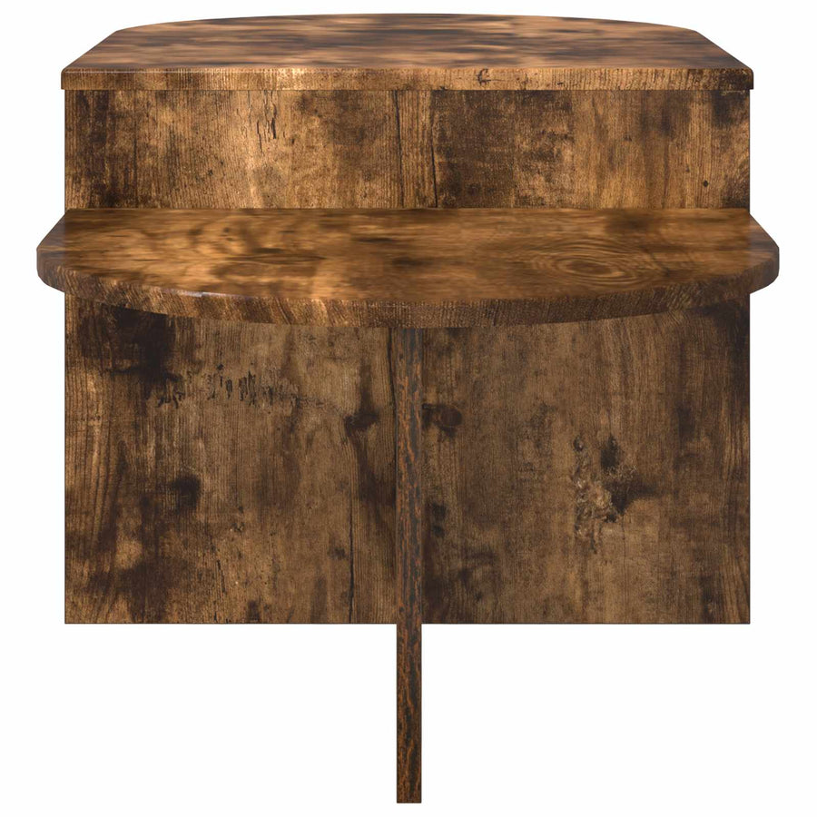 Salontafel Gerookt eiken 100 x 50 x 40 cm Bewerkt hout