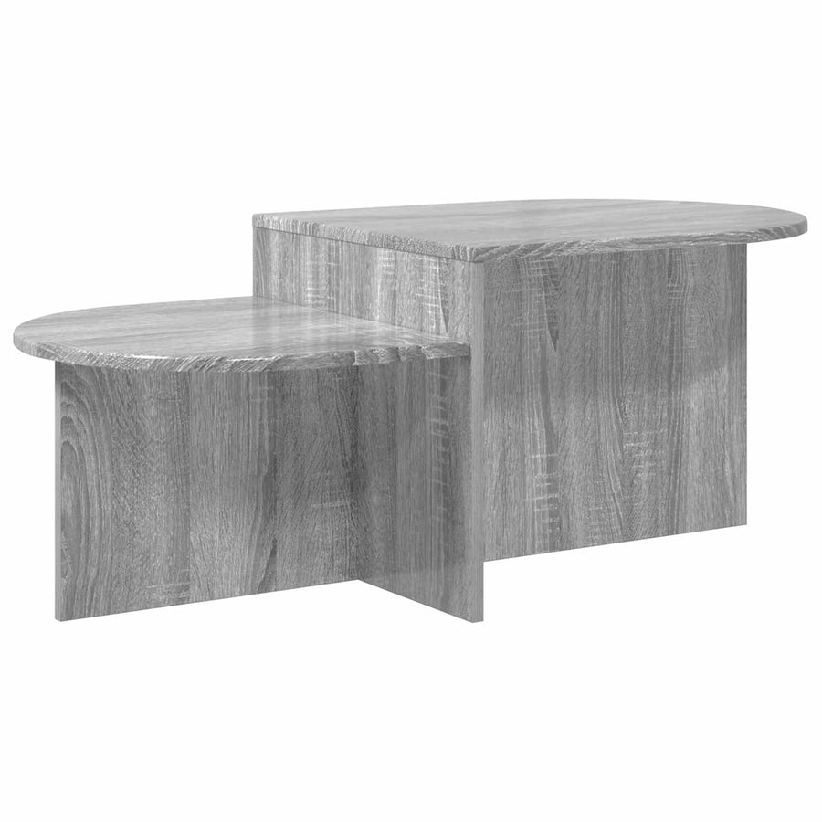Salontafel Grijs sonoma 100 x 50 x 40 cm Bewerkt hout