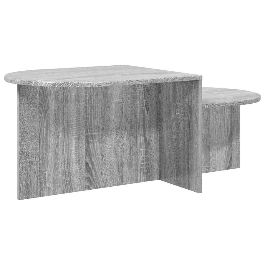 Salontafel Grijs sonoma 100 x 50 x 40 cm Bewerkt hout