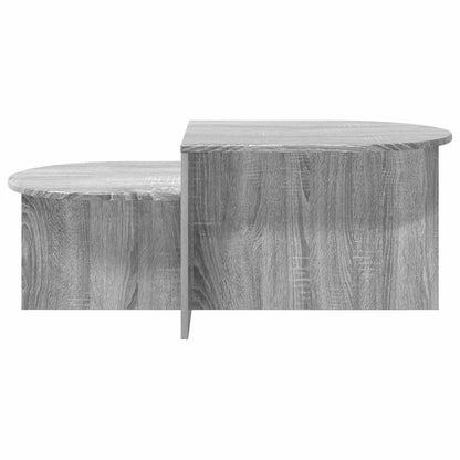Salontafel Grijs sonoma 100 x 50 x 40 cm Bewerkt hout