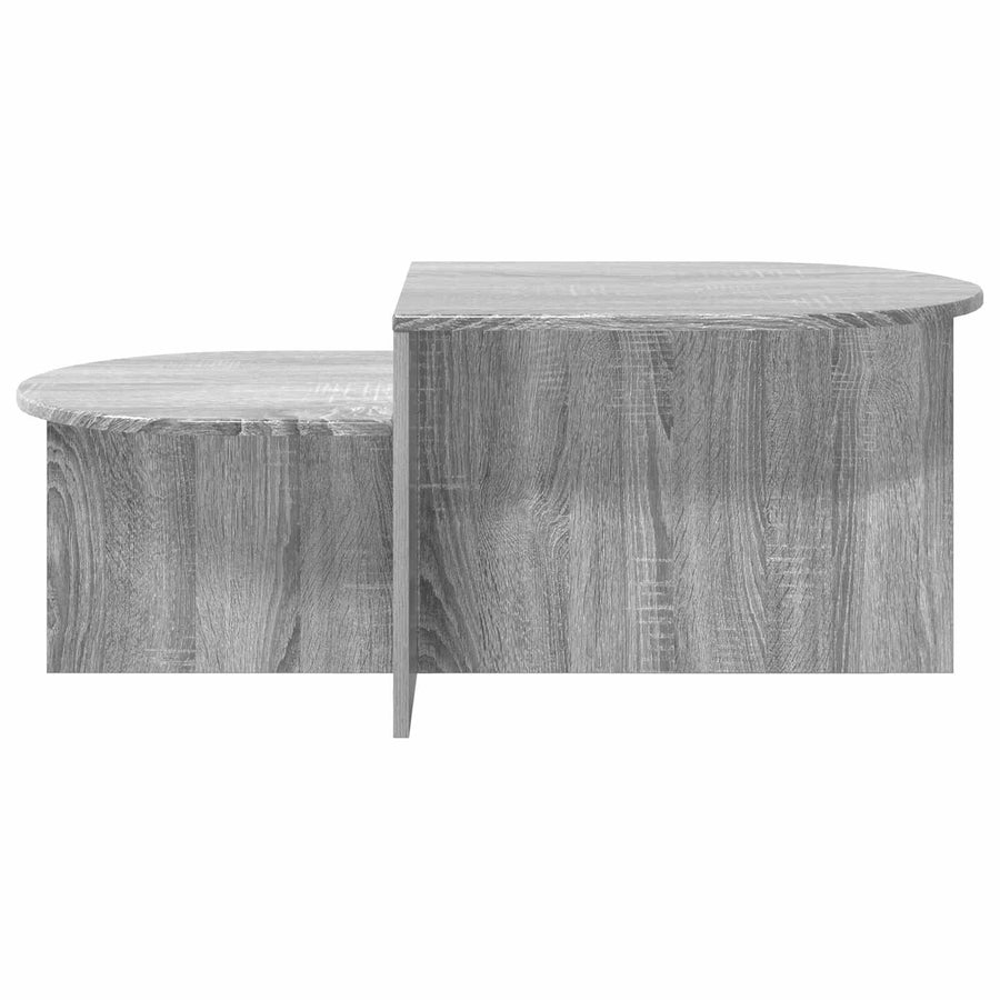 Salontafel Grijs sonoma 100 x 50 x 40 cm Bewerkt hout