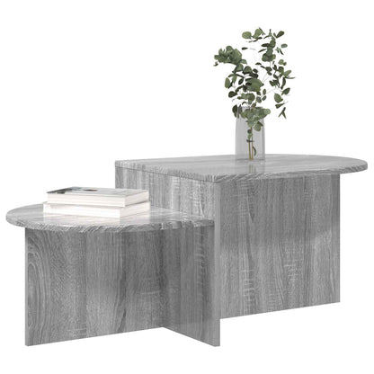 Salontafel Grijs sonoma 100 x 50 x 40 cm Bewerkt hout