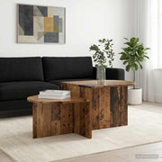 Salontafel 100x50x40 cm oud hout bewerkt hout