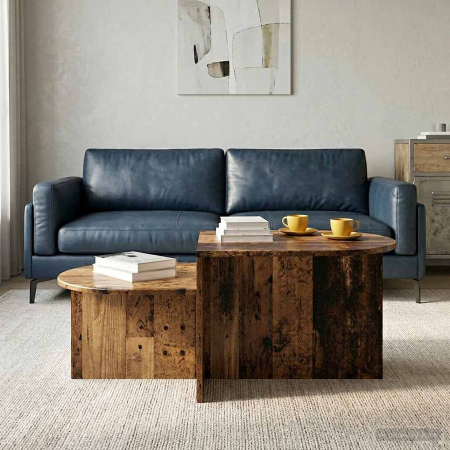 Salontafel Oud hout 100 x 50 x 40 cm Bewerkt hout