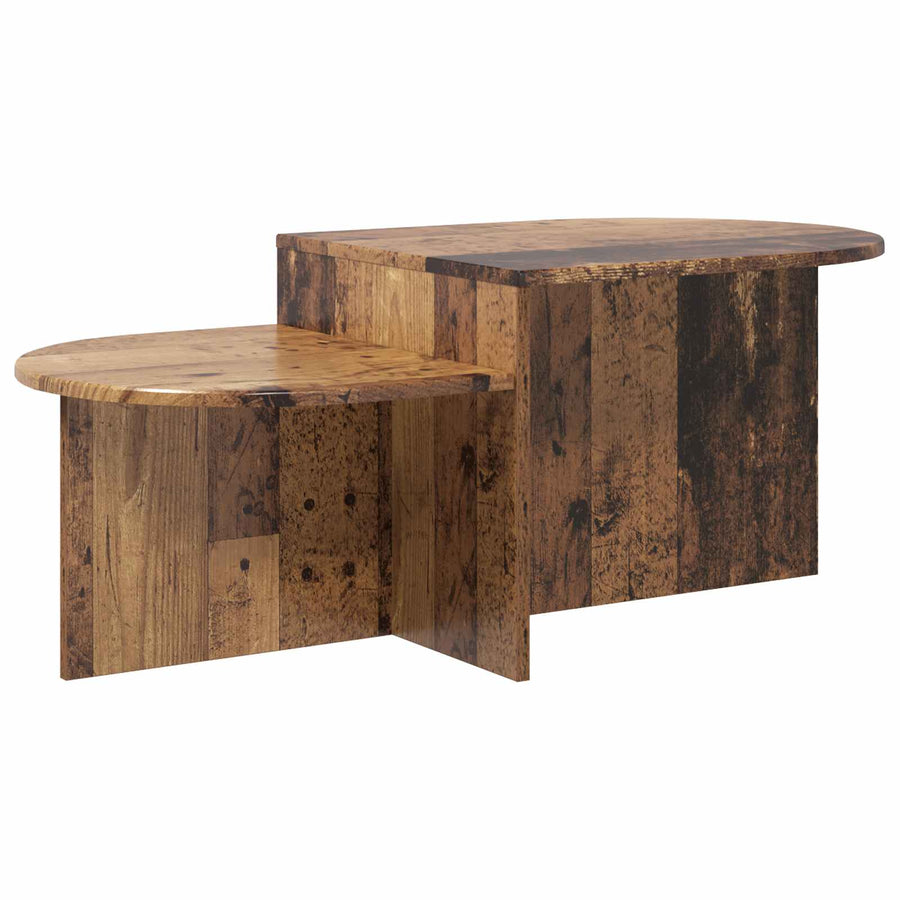 Salontafel Oud hout 100 x 50 x 40 cm Bewerkt hout