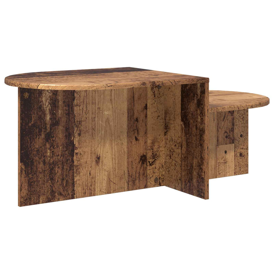 Salontafel Oud hout 100 x 50 x 40 cm Bewerkt hout