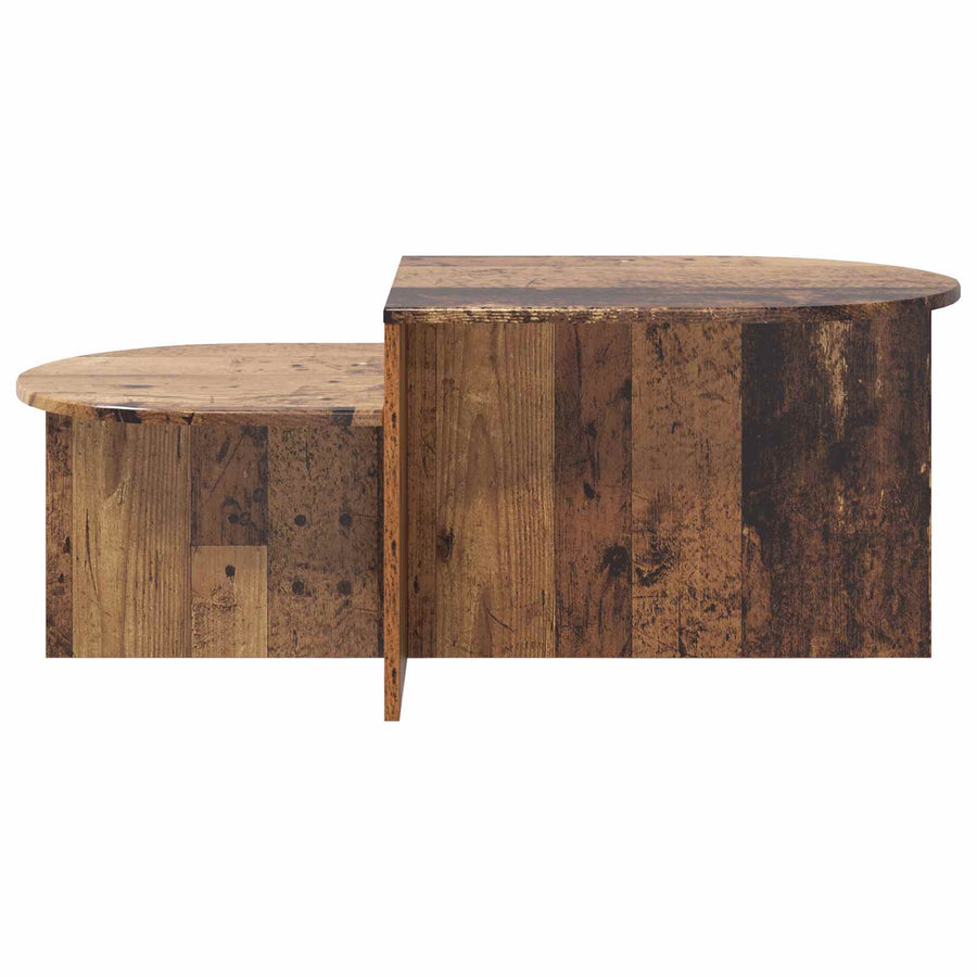 Salontafel Oud hout 100 x 50 x 40 cm Bewerkt hout