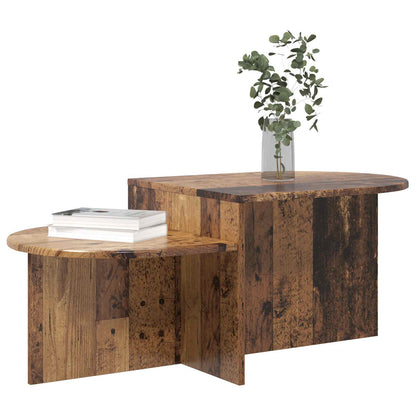 Salontafel Oud hout 100 x 50 x 40 cm Bewerkt hout