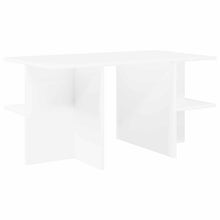 Salontafel Wit 87 x 50 x 45 cm Geconstrueerd hout