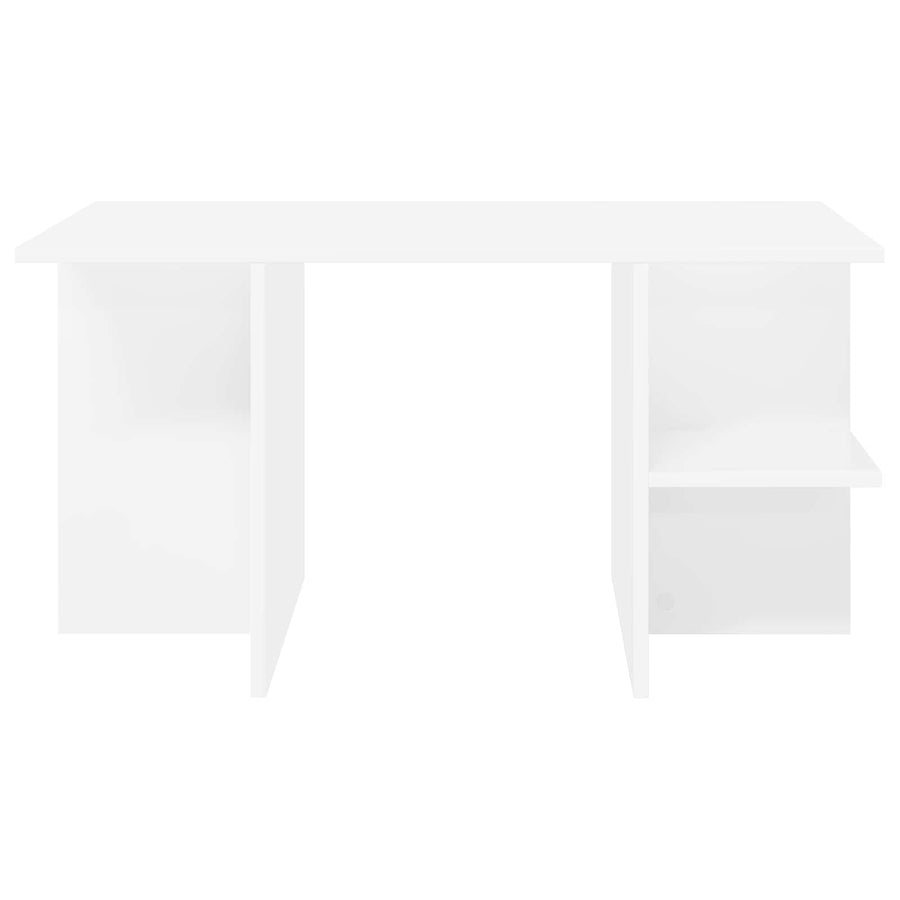 Salontafel Wit 87 x 50 x 45 cm Geconstrueerd hout
