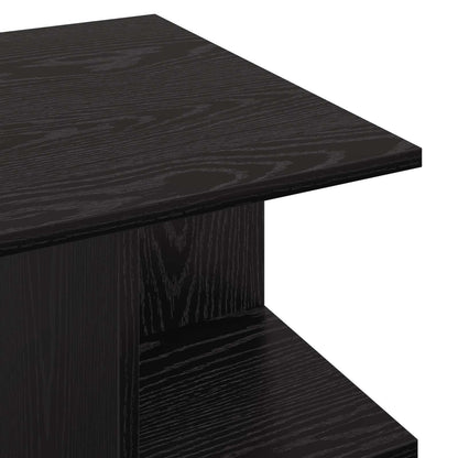 Salontafel Zwart eiken 87 x 50 x 45 cm Geconstrueerd hout