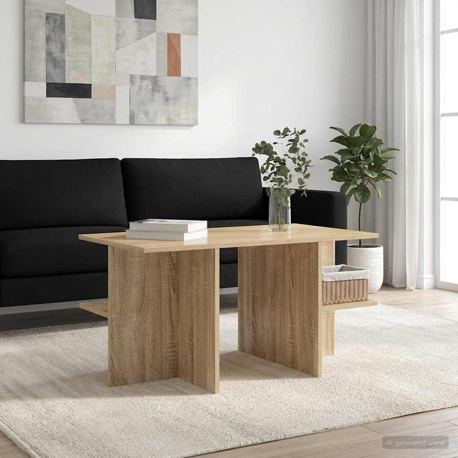 Salontafel Sonoma Eiken 87 x 50 x 45 cm Geconstrueerd hout