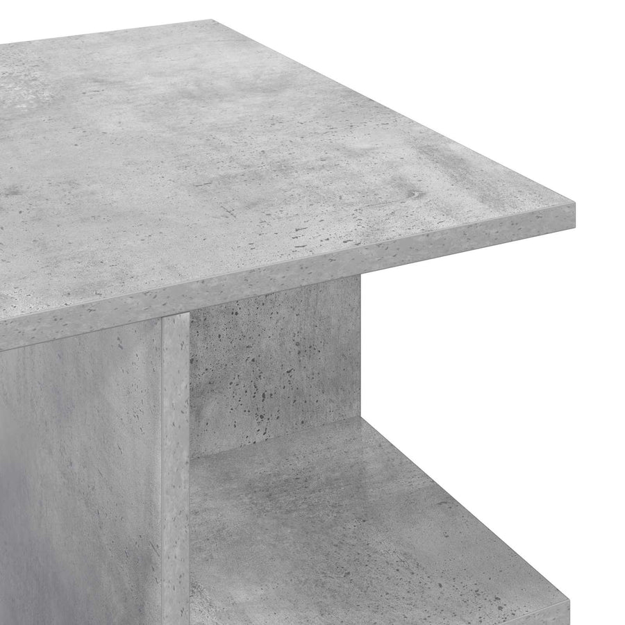 Salontafel Betongrijs 87 x 50 x 45 cm Geconstrueerd hout
